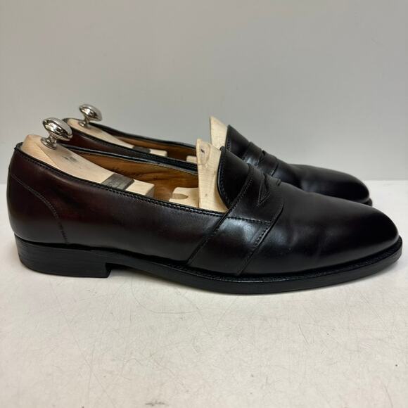 FULLY RESOLED Alden x OSCC 0329 Color 8 Shell Cordovan Penny Loafer RARE 12 USA main image 9